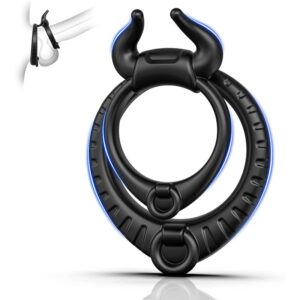 OX Horn Silicone Cock Ring