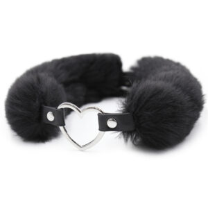 Artificial Fur Love Neck Collar