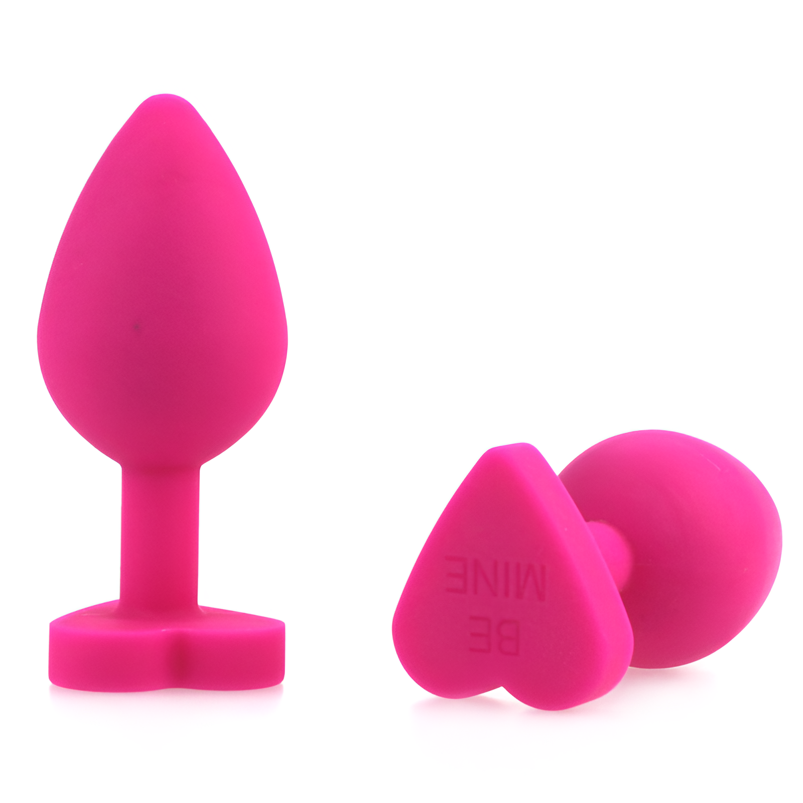 The Cupid’s Peak: Pink Heart Silicone Anal Plug